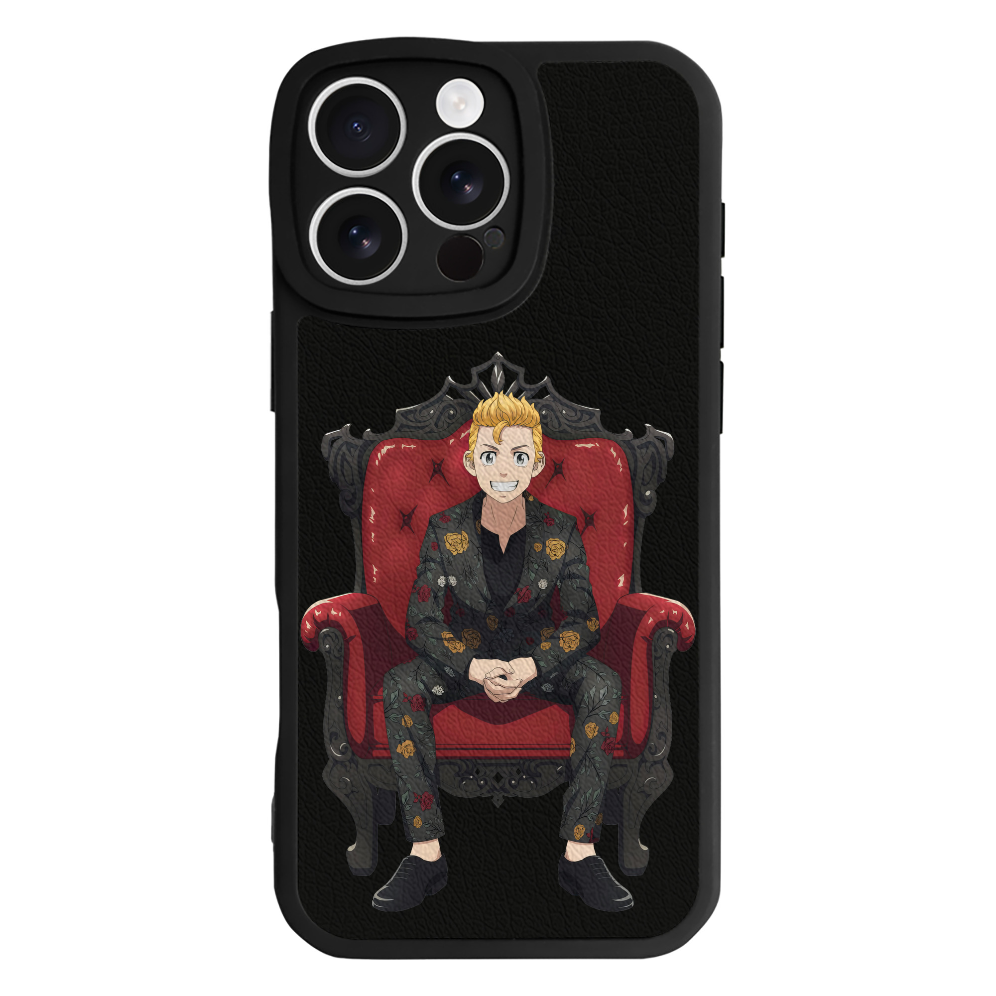 （画像用） 東京リベンジャーズ Tokyo Revengers 【iPhone 16シリーズ対応】シリコンスマホケース（レザー調） 材質：シリコン